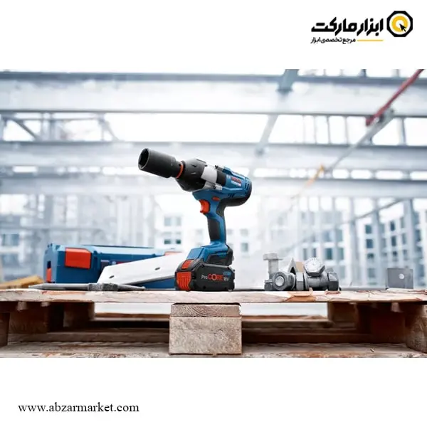 کیت بکس شارژی بوش 3/4 اینچ براشلس 18 ولت لیتیوم مدل GDS 18V-1050 H