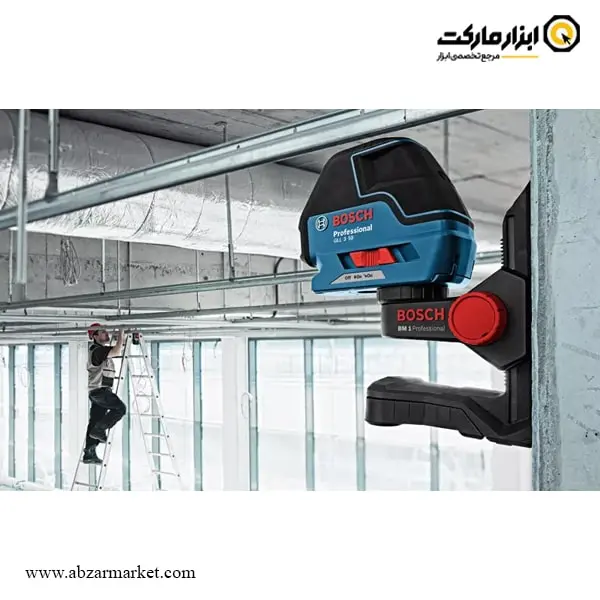 تراز لیزری بوش سه خط نقطه زن مدل GLL 3-50 تراز لیزری بوش سه خط نقطه زن مدل GLL 3-50