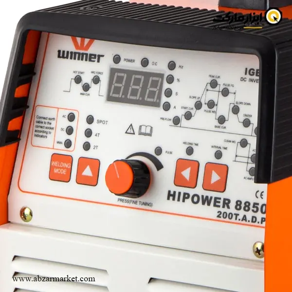 اینورتر جوشکاری تیگ وینر 200 آمپر مدل HI POWER 8850-200 T.A.D.P با گارانتی نامحدود اینورتر جوشکاری تیگ وینر 200 آمپر مدل HI POWER 8850-200 T.A.D.P با گارانتی نامحدود