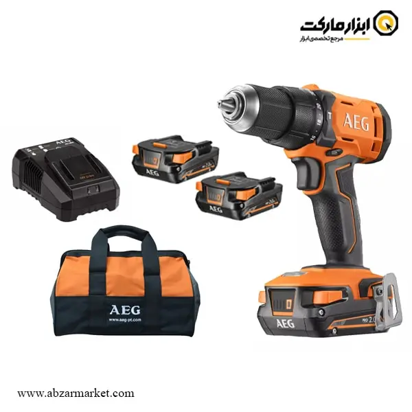 دریل شارژی چکشی AEG لیتیوم 18 ولت مدل BSB 18G4+ACC دریل شارژی چکشی AEG لیتیوم 18 ولت مدل BSB 18G4+ACC