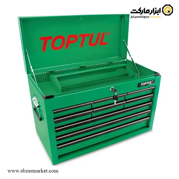 جعبه ابزار فلزی تاپ تول کشویی 66 سانتی متر مدل TBAA0901 جعبه ابزار فلزی تاپ تول کشویی 66 سانتی متر مدل TBAA0901