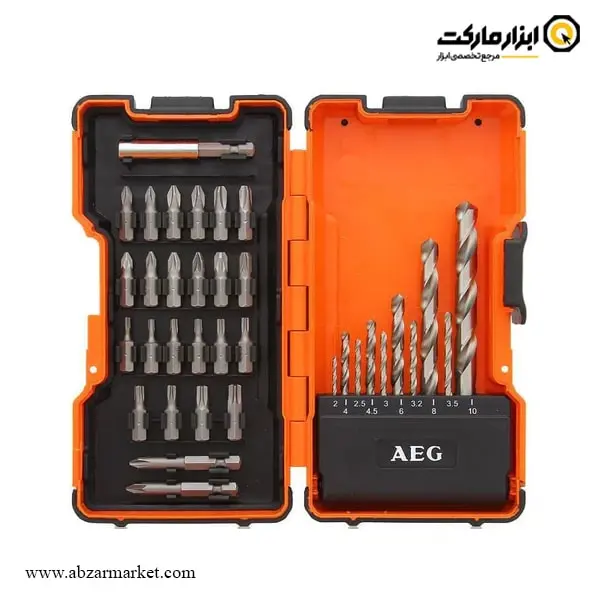دریل شارژی چکشی AEG لیتیوم 18 ولت مدل BSB 18G4-203TB-LK3