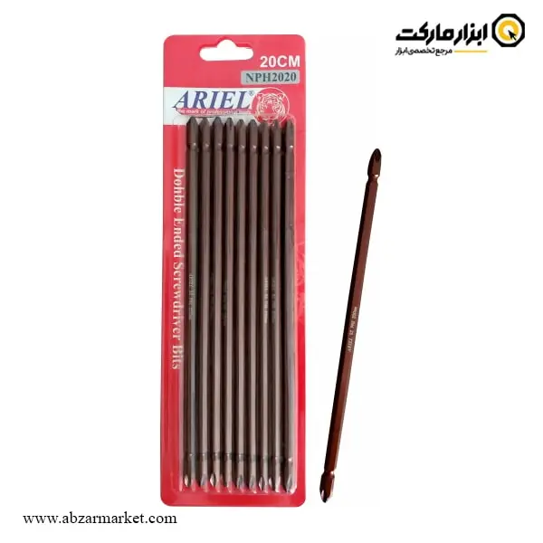 سر پیچ گوشتی آریل دو سر چهارسو فوق بلند مدل NPH2020-مجموعه ( 2 عددی )