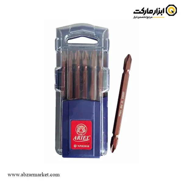 سر پیچ گوشتی آریل دو سر چهارسو مدل NPH2010-مجموعه ( 2 عددی )