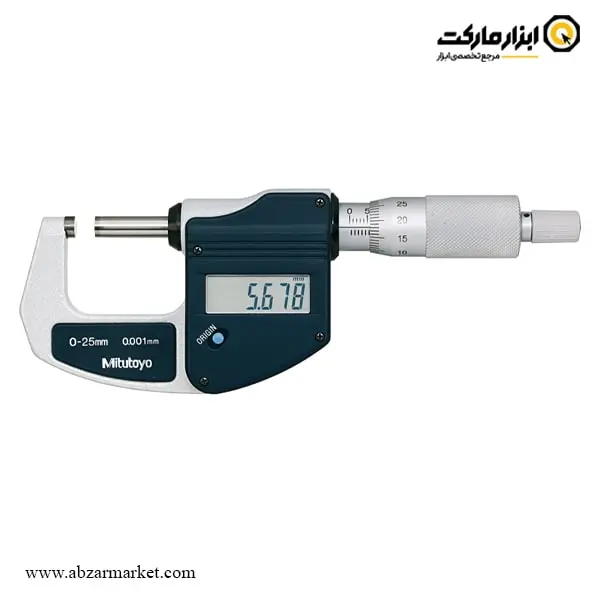 میکرومتر دیجیتال میتوتویو خارج سنج 25-0 میلی متر مدل 821-293 میکرومتر دیجیتال میتوتویو خارج سنج 25-0 میلی متر مدل 821-293