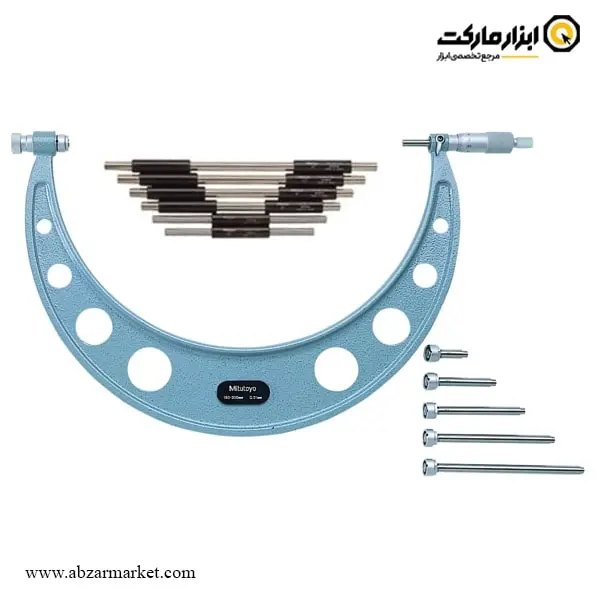 میکرومتر میتوتویو 300-150 خارج سنج سر تعویض شو مدل 136-104 A میکرومتر میتوتویو 300-150 خارج سنج سر تعویض شو مدل 136-104 A