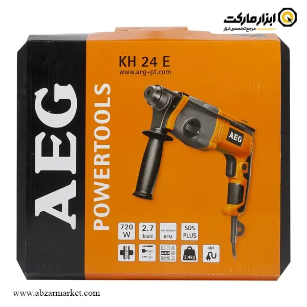 دریل بتن کن آاگ 3 کیلویی مدل KH 24 E دریل بتن کن آاگ 3 کیلویی مدل KH 24 E