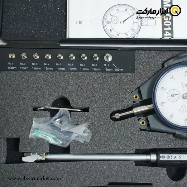 بور گیج میتوتویو 18.5 - 10 میلی متر مدل 204-511 بور گیج میتوتویو 18.5 - 10 میلی متر مدل 204-511