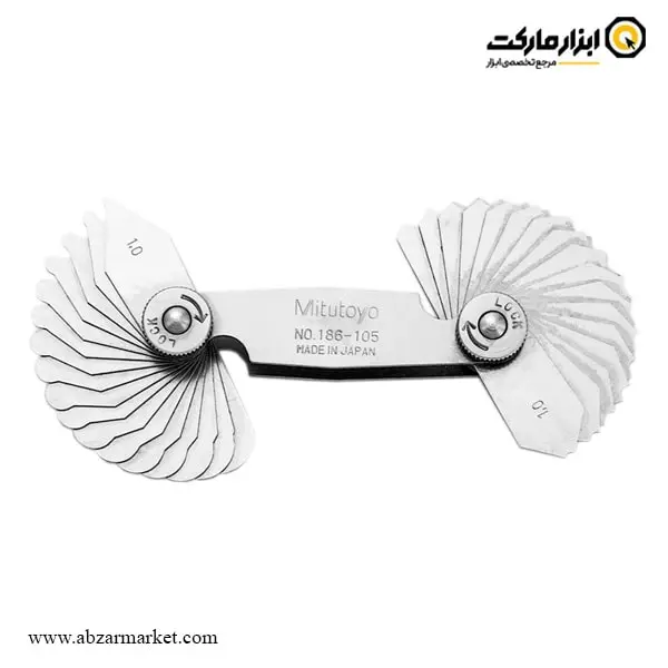 شابلون شعاع سنج میتوتویو مدل 105-186 شابلون شعاع سنج میتوتویو مدل 105-186