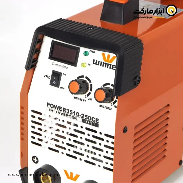 اینورتر جوشکاری وینر 250 آمپر مدل POWER 3510-250CE با گارانتی نامحدود