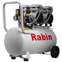 کمپرسور هوا سایلنت رابین 50 لیتری دو سیلندر مدل R2650