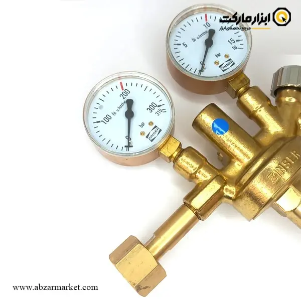 مانومتر اکسیژن زینسر اصلی دو گیج مدل 001-2511010 مانومتر اکسیژن زینسر اصلی دو گیج مدل 001-2511010