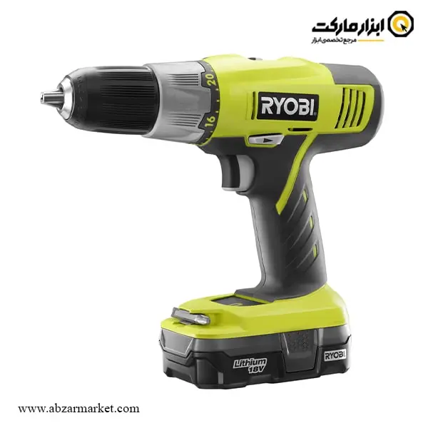 کیت دو دستگاه ریوبی دریل و پیچ گوشتی شارژی مدل P882