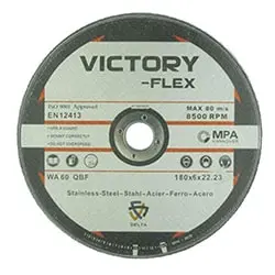 صفحه ساب استیل ویکتوری فلکس 180x6 میلی متر-مجموعه ( 5 عددی )