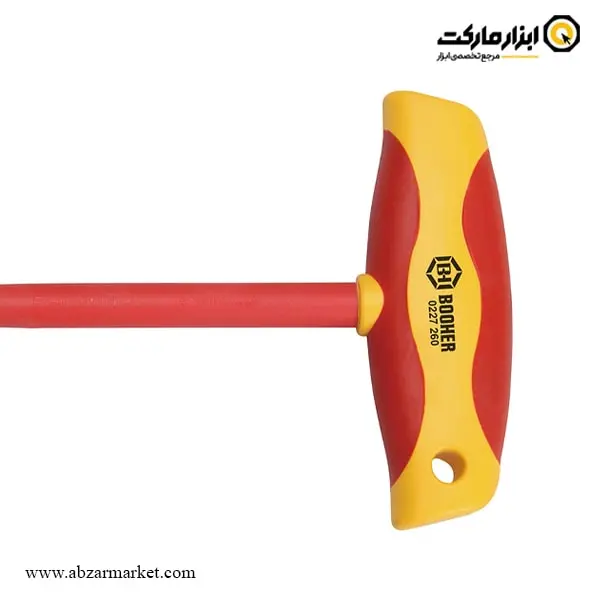 آچار آلن سر گرد دسته T بلند عایق برق فشار قوی بوهر مدل 02272
