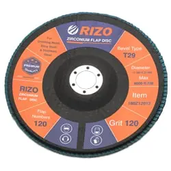 فلاپ دیسک ریزو 180 میلی متر زیرکونیوم مدل 180Z120