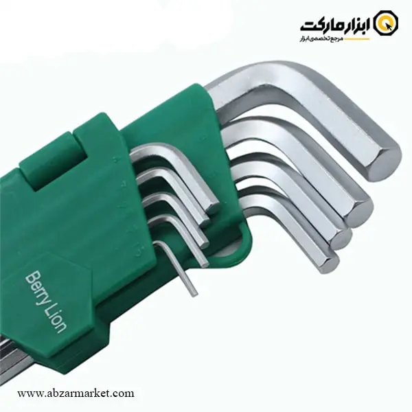 آچار آلن سر گرد برلیون کارتی بلند 9 عددی مدل 062107668