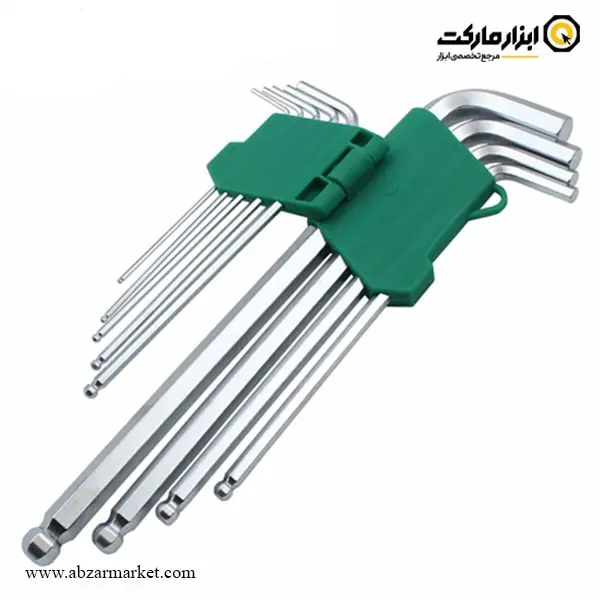آچار آلن سر گرد برلیون کارتی بلند 9 عددی مدل 062107668