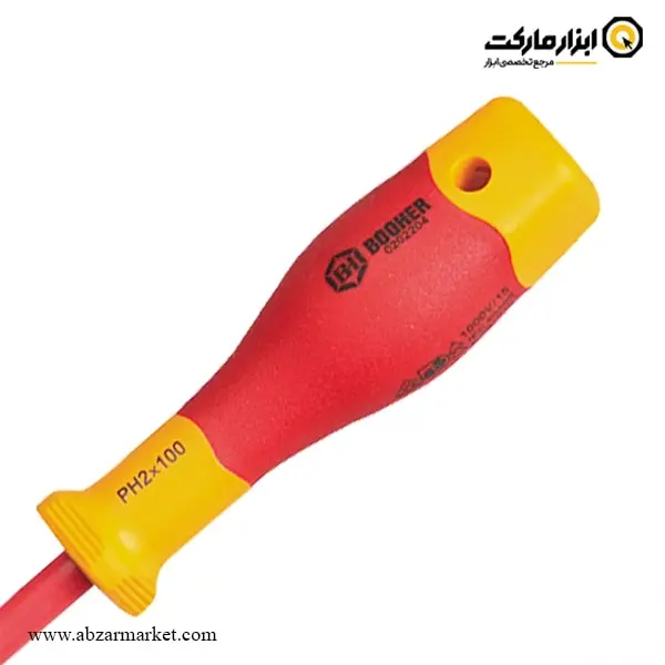 پیچ گوشتی چهارسو عایق برق فشار قوی بوهر مدل 0202