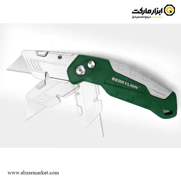 کاتر برلیون ذوزنقه ای تاشو مدل BL-522 کاتر برلیون ذوزنقه ای تاشو مدل BL-522