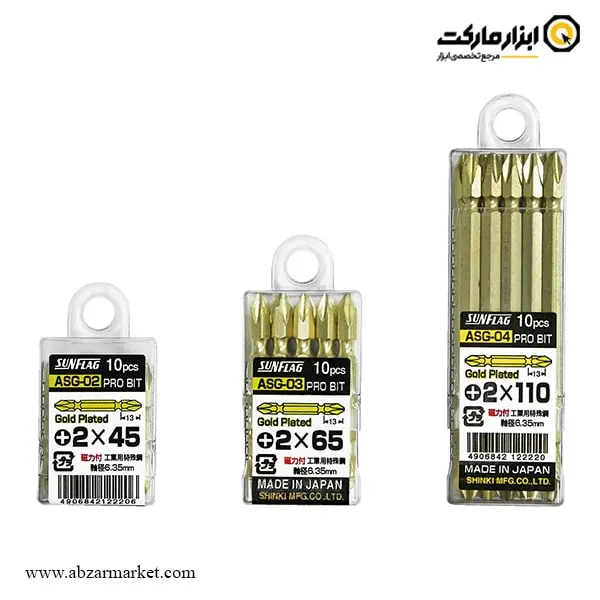 سر پیچ گوشتی سان فلگ دو سر چهارسو مدل ASG سر پیچ گوشتی سان فلگ دو سر چهارسو مدل ASG