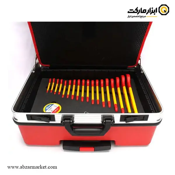 جعبه ابزار عایق برق فشار قوی بوهر با لوازم 40 عددی مدل 0200401