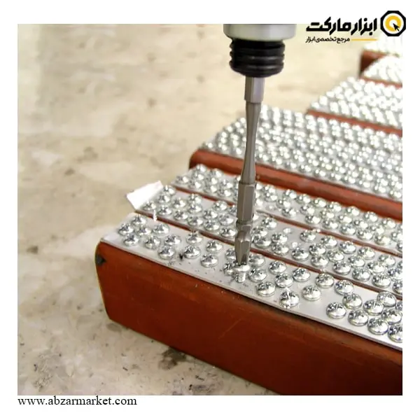 ست سر پیچ گوشتی دو سر چهارسو سان فلگ 6 عددی مدل TST-100