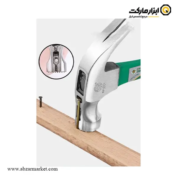 چکش میخ کش برلیون دسته فایبر گلاس مدل 051203