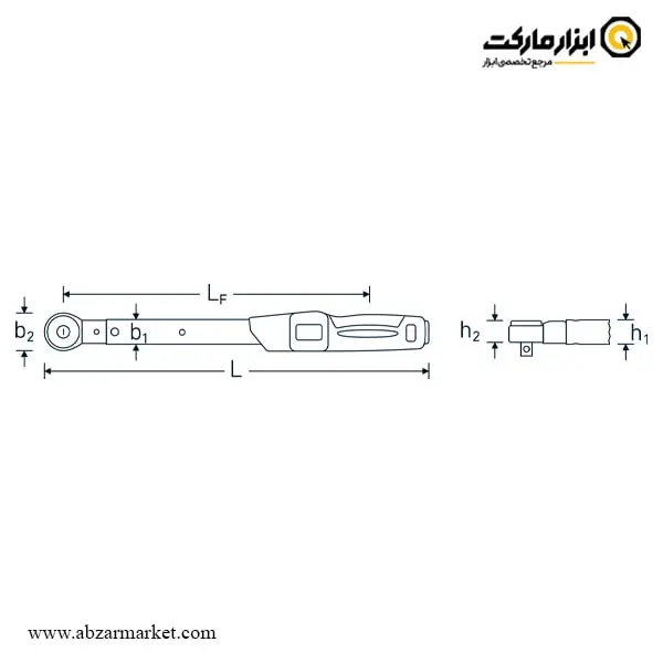 آچار ترکمتر جغجغه ای 3/4 اینچ اشتایویل 650-130 نیوتن مدل 730NR/65 FK-HD آچار ترکمتر جغجغه ای 3/4 اینچ اشتایویل 650-130 نیوتن مدل 730NR/65 FK-HD