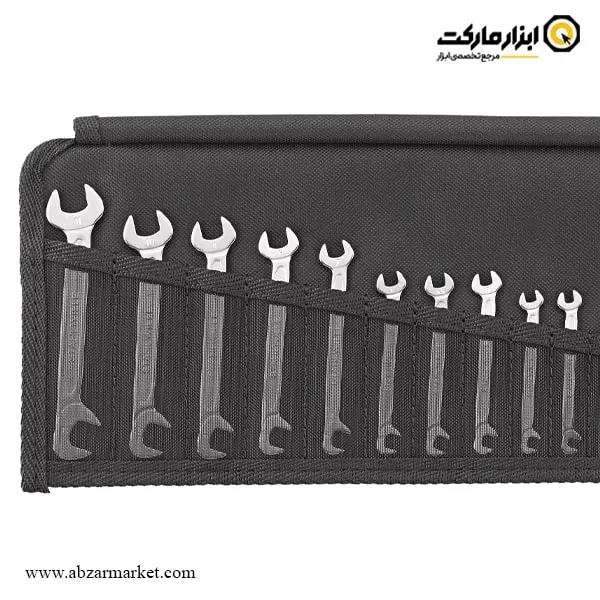 ست آچار دو سر تخت سرکج F اشتایویل 10 عددی مدل ELECTRIC 12/10