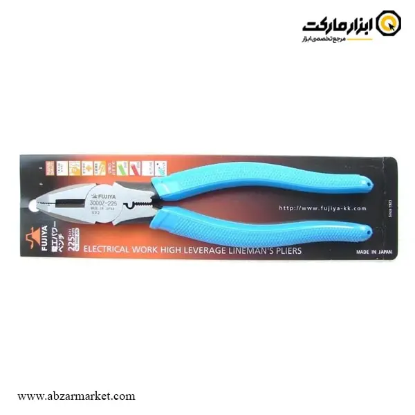 انبردست عایق برق فشار قوی فوجیا 9 اینچ مدل 3000Z-225 انبردست عایق برق فشار قوی فوجیا 9 اینچ مدل 3000Z-225