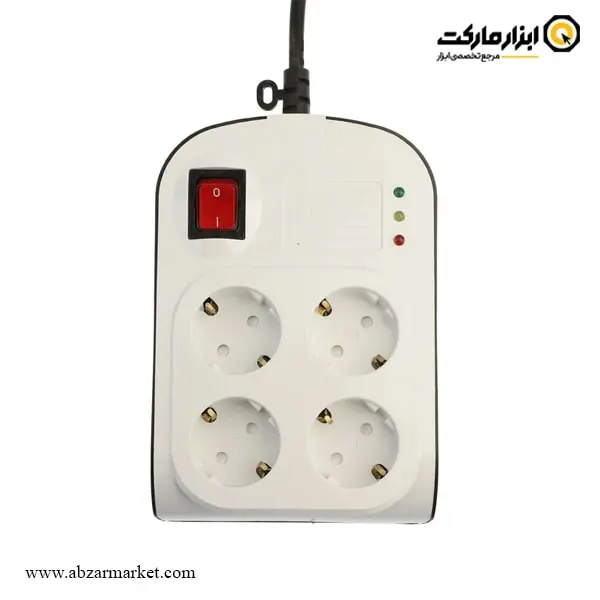 چهار راهی و محافظ کامپیوتر پارت الکتریک با کابل 5 متری مدل 8793