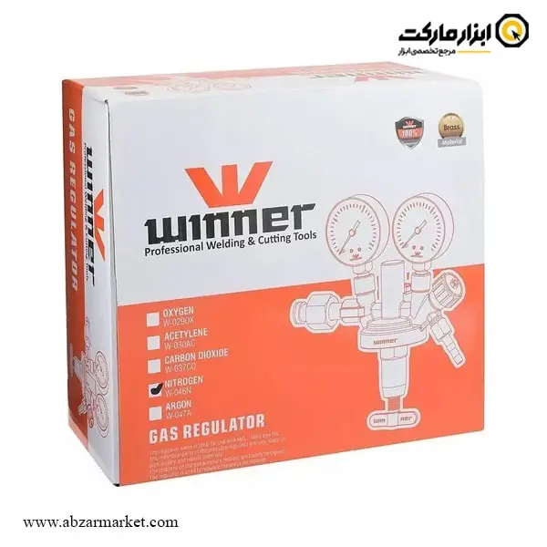مانومتر نیتروژن وینر دو گیج طرح زینسر مدل W-046N