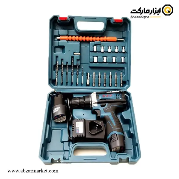 کیت دریل شارژی PAP لیتیوم 12 ولت مدل CD-1225 کیت دریل شارژی PAP لیتیوم 12 ولت مدل CD-1225