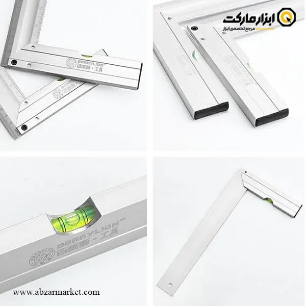 گونیا صنعتی لبه تراز دار برلیون مدل 0707020 گونیا صنعتی لبه تراز دار برلیون مدل 0707020