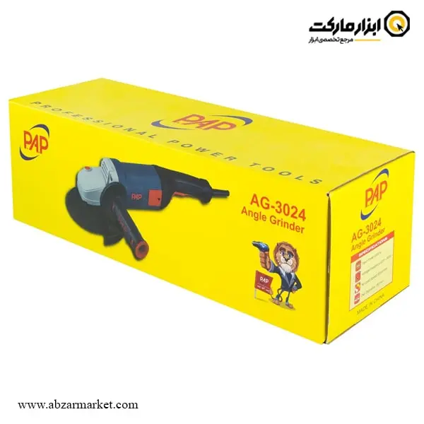 سنگ فرز PAP فرز آهنگری 2400 وات مدل AG-3024 سنگ فرز PAP فرز آهنگری 2400 وات مدل AG-3024
