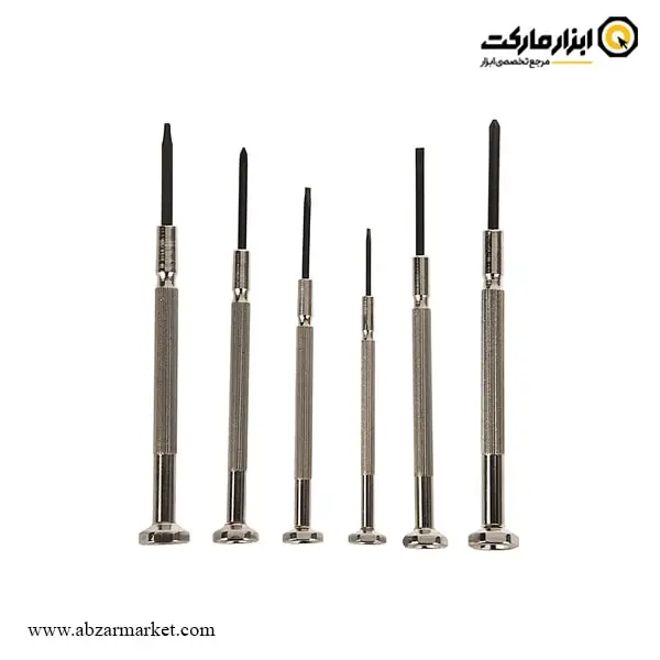 ست پیچ گوشتی ساعتی واستر 6 عددی مدل VP001