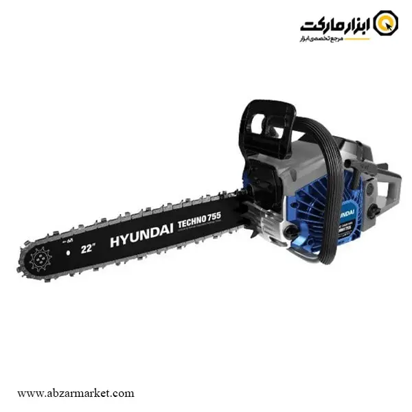اره زنجیری بنزینی هیوندای 55 سانتی متر مدل TECHNO 755 اره زنجیری بنزینی هیوندای 55 سانتی متر مدل TECHNO 755