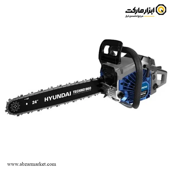 اره زنجیری بنزینی هیوندای 60 سانتی متر مدل TECHNO 960 اره زنجیری بنزینی هیوندای 60 سانتی متر مدل TECHNO 960