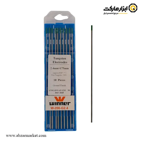 الکترود تنگستن سبز وینر مدل W-20-G الکترود تنگستن سبز وینر مدل W-20-G