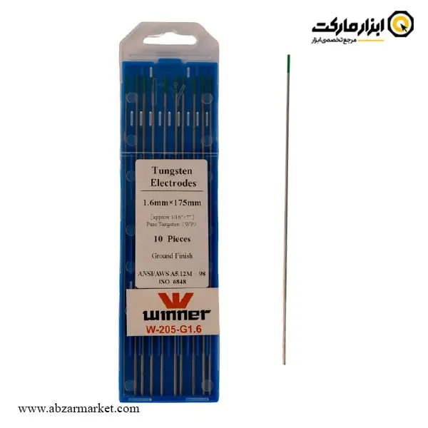 الکترود تنگستن سبز وینر مدل W-20-G الکترود تنگستن سبز وینر مدل W-20-G
