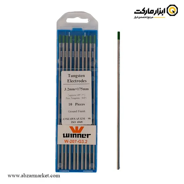 الکترود تنگستن سبز وینر مدل W-20-G الکترود تنگستن سبز وینر مدل W-20-G