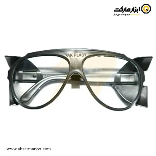 عینک ایمنی تک پلاست سفید مدل TP-E007 عینک ایمنی تک پلاست سفید مدل TP-E007