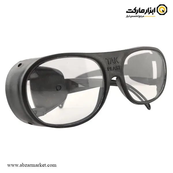 عینک ایمنی تک پلاست سفید مدل TP-E006 عینک ایمنی تک پلاست سفید مدل TP-E006