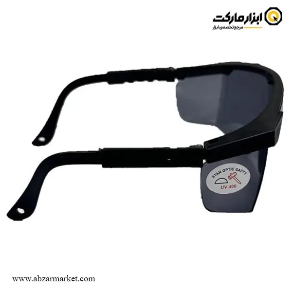 عینک ایمنی آفتابی تک پلاست دودی مدل TP-E005 عینک ایمنی آفتابی تک پلاست دودی مدل TP-E005