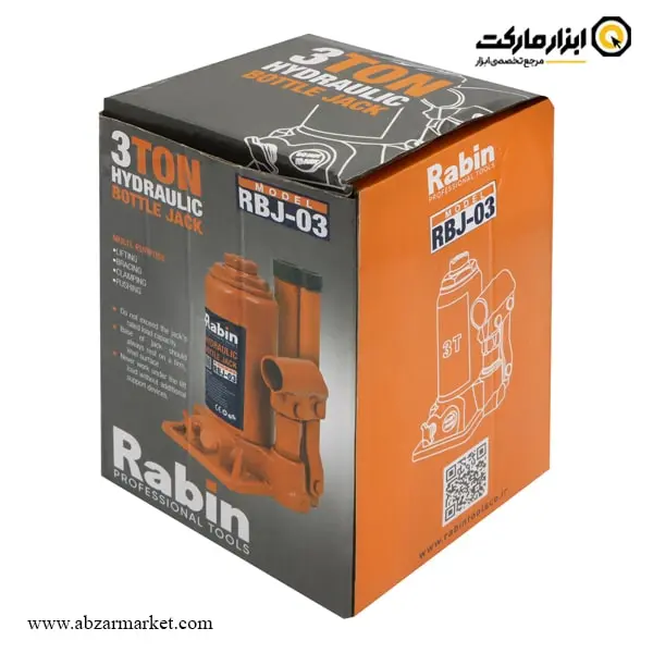 جک روغنی رابین 3 تن مدل RBJ-03