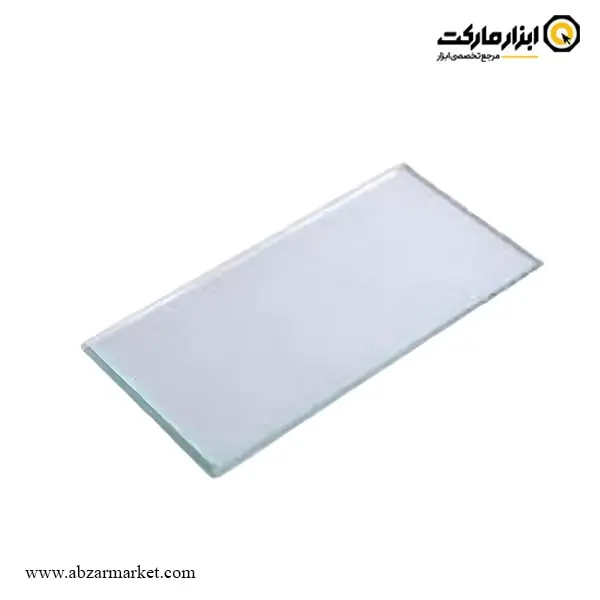 شیشه ماسک تک پلاست سفید-مجموعه ( 50 عددی )