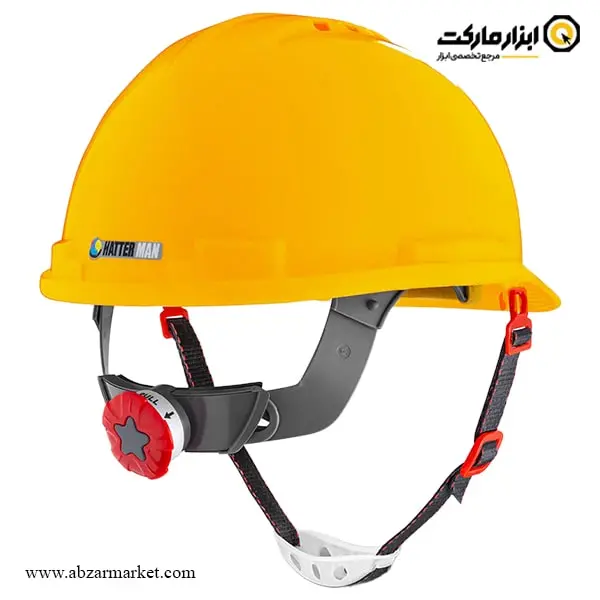 کلاه ایمنی عایق برق هترمن بند آسان بازشو مدل MK6E