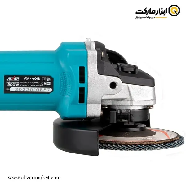 مینی فرز دسته بلند دیمردار آلور 1200 وات مدل AV-4012 مینی فرز دسته بلند دیمردار آلور 1200 وات مدل AV-4012
