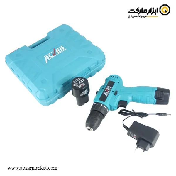دریل شارژی آلور لیتیوم 12 ولت مدل AV-2010